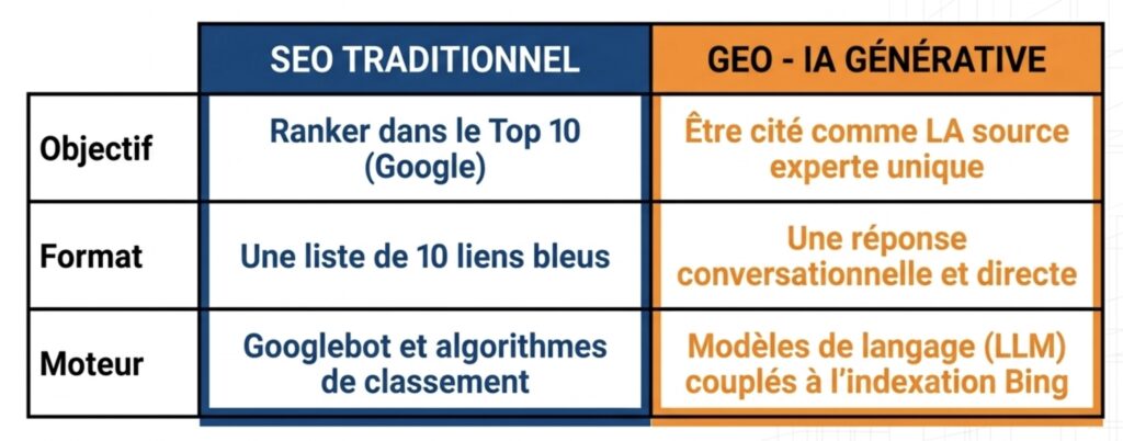 compraison seo geo