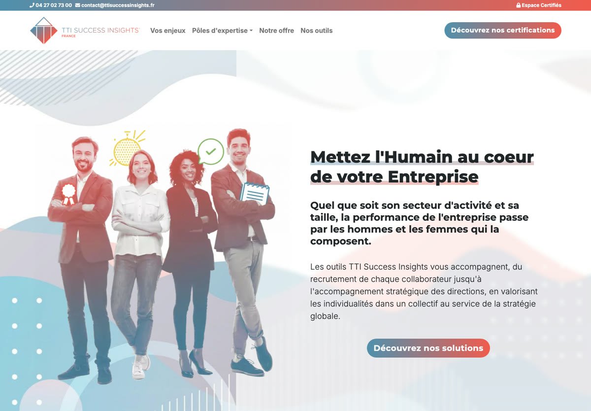 Site de TTI Success Insights
